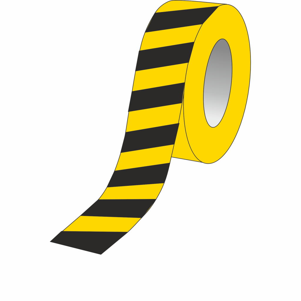 Anti-slip Tape, Black / Yellow (OUTDOOR)