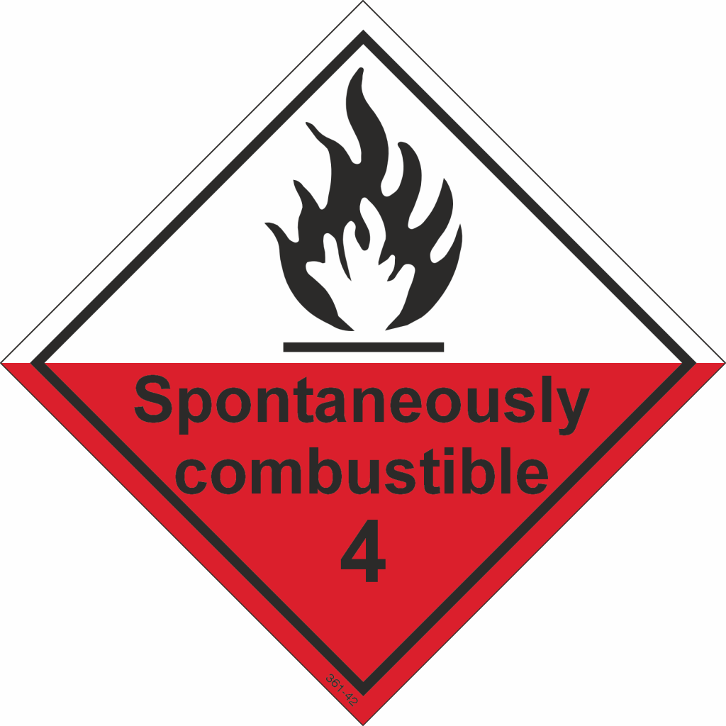 Class 4 Spontaneously Combustible