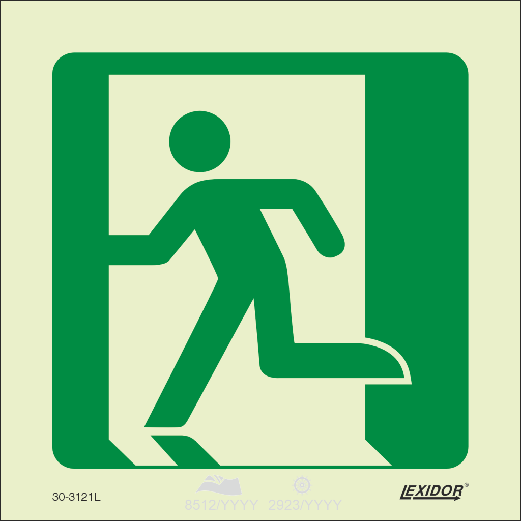 Emergency Exit Dir. Left