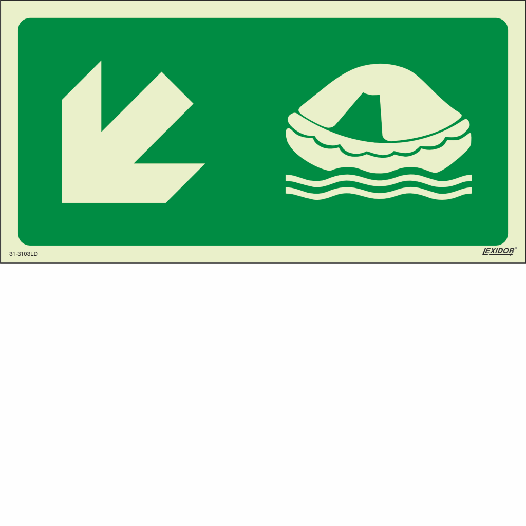 Liferaft Left Down