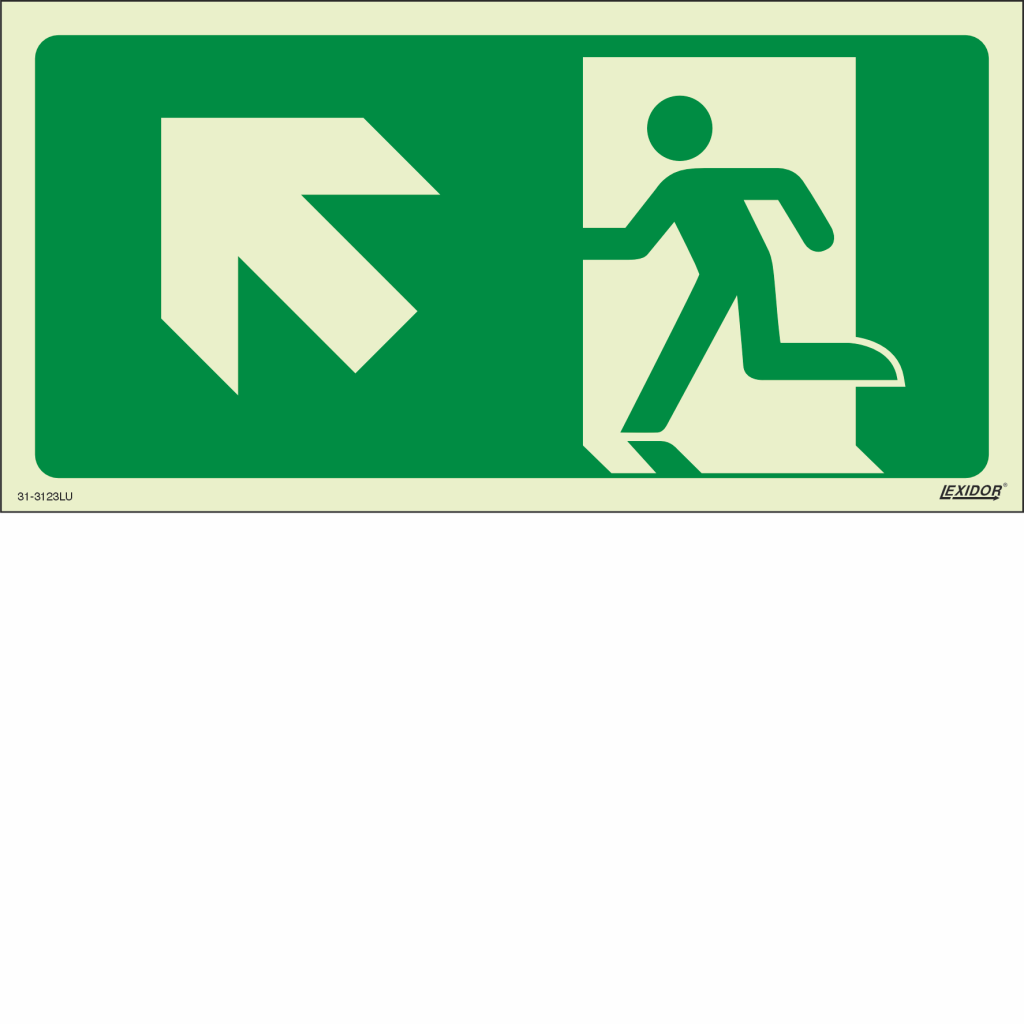 Emergency Exit Left Up