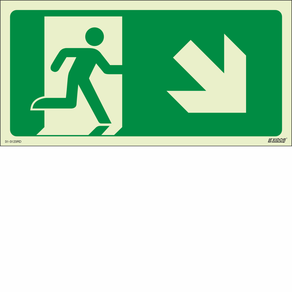 Emergency Exit Right Down