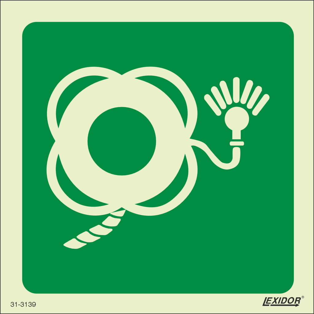 Lifebuoy with Line & Light