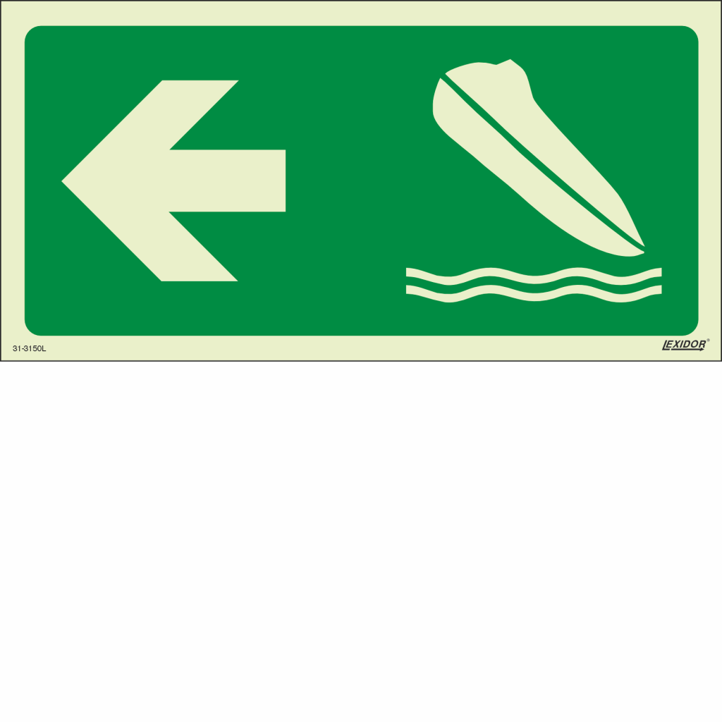 Free Fall Lifeboat Left