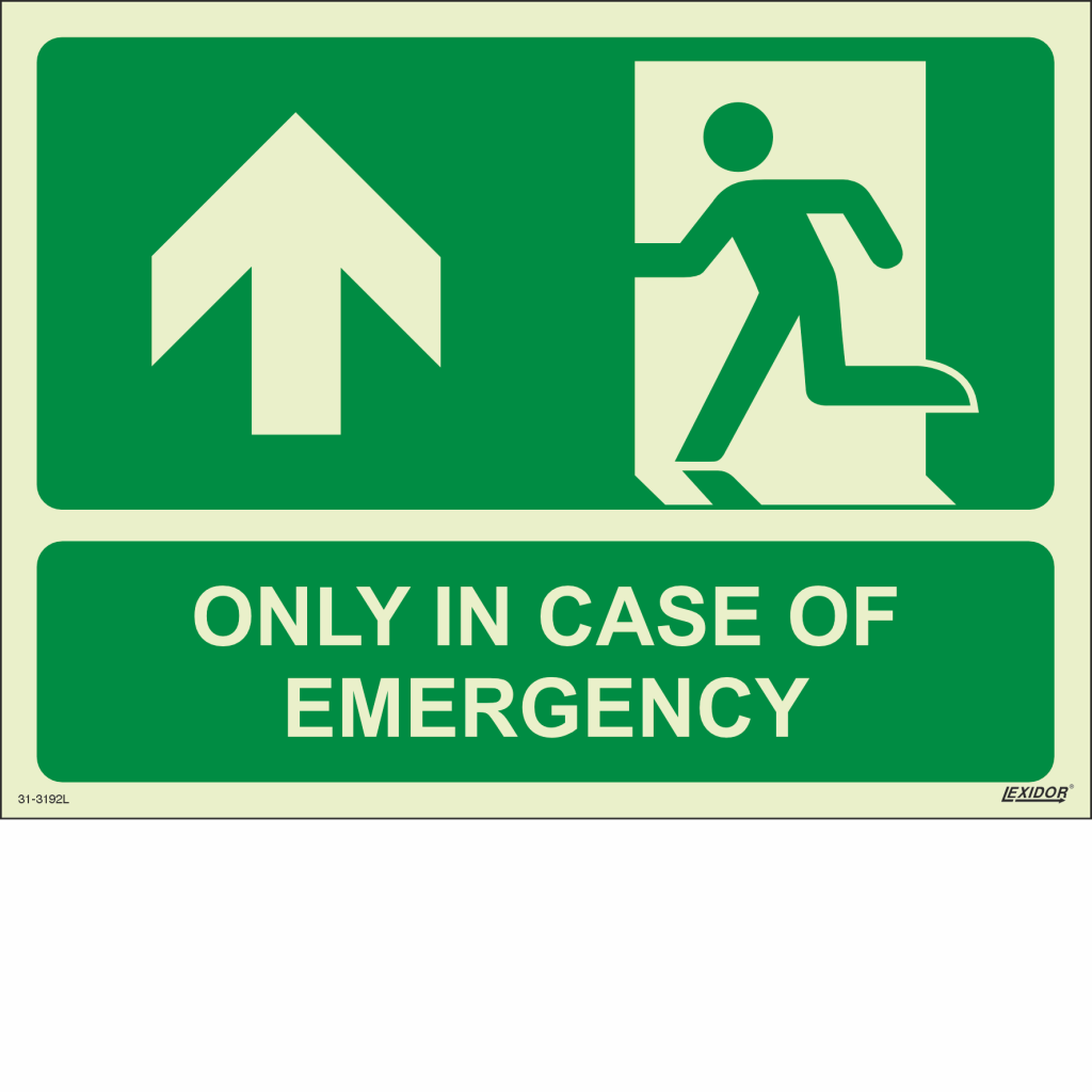 In Case of  Emergency Forward / Up
