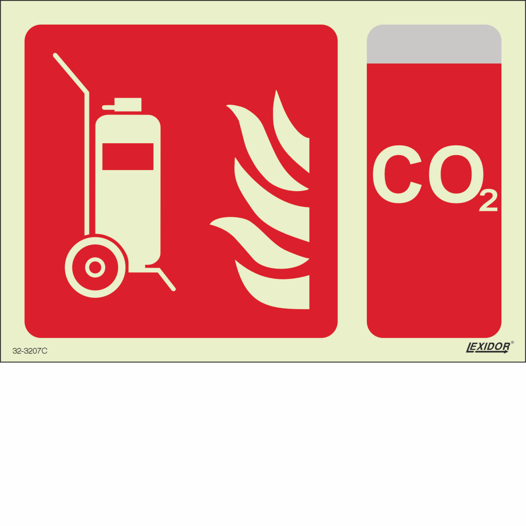 Wheeled Fire Extinguisher, CO2