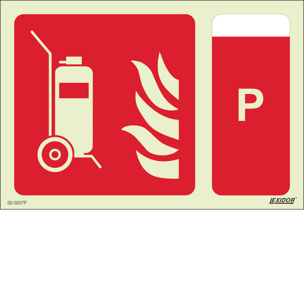 Wheeled Fire Extinguisher, Powder