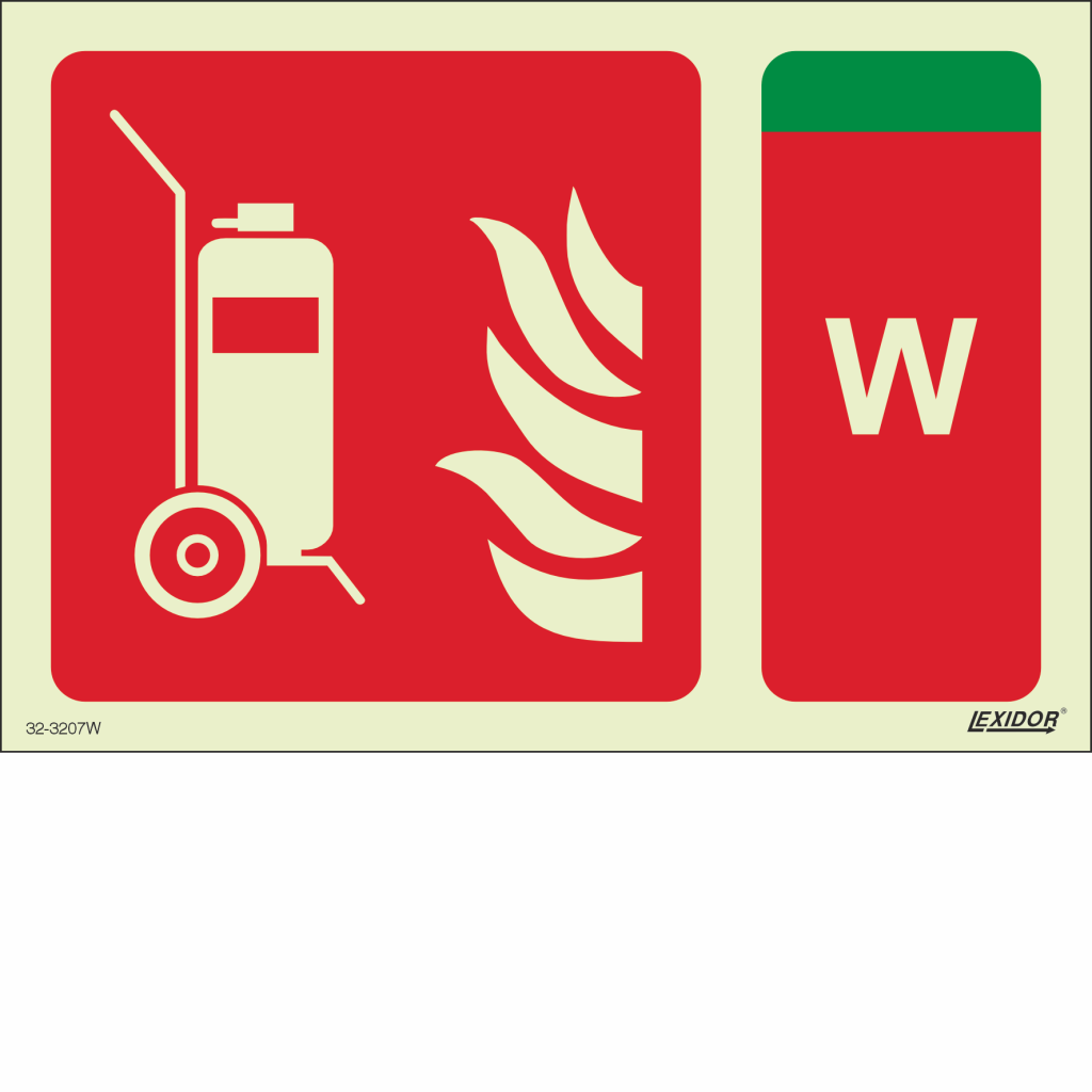 Wheeled Fire Extinguisher, Water