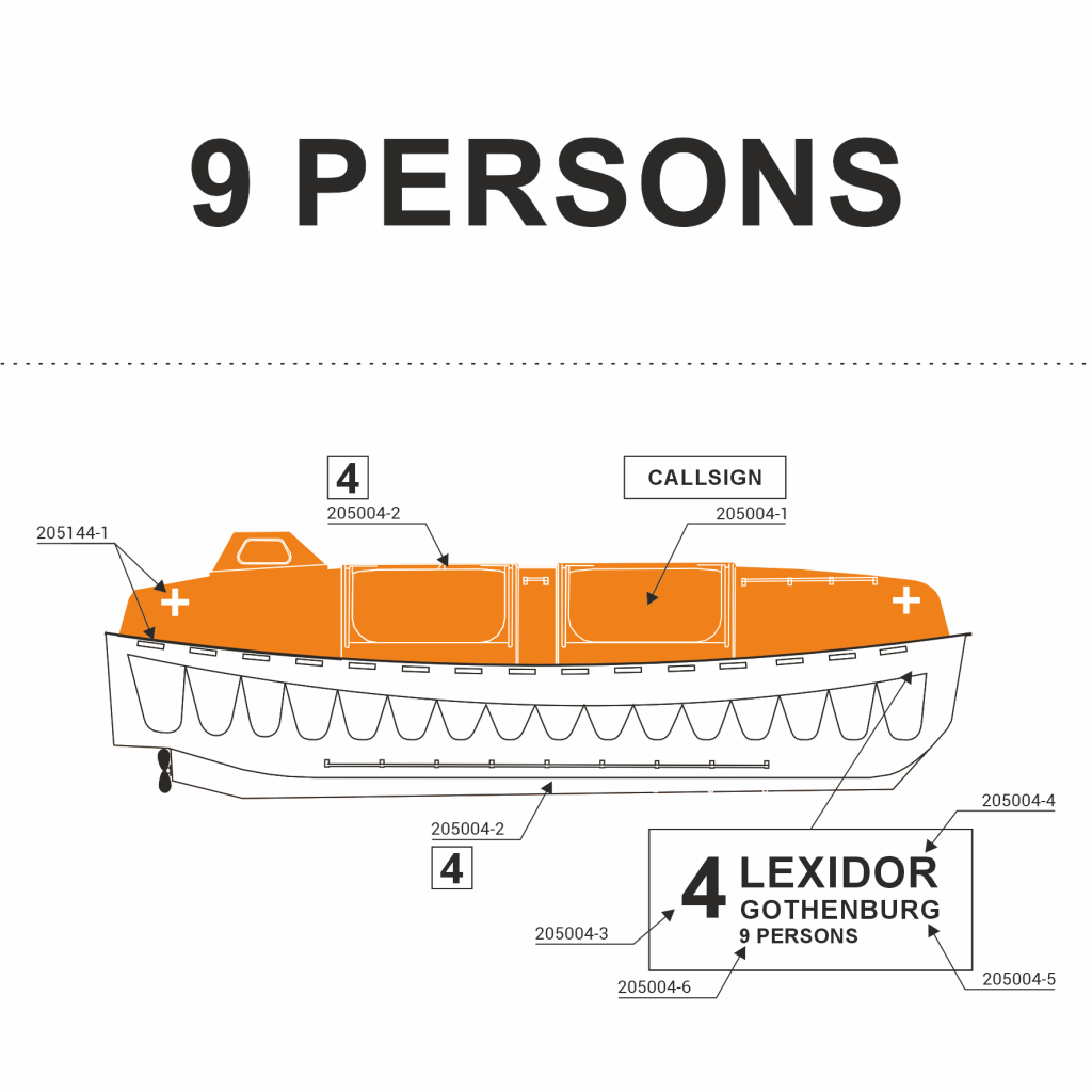 X Persons In Boat / Raft