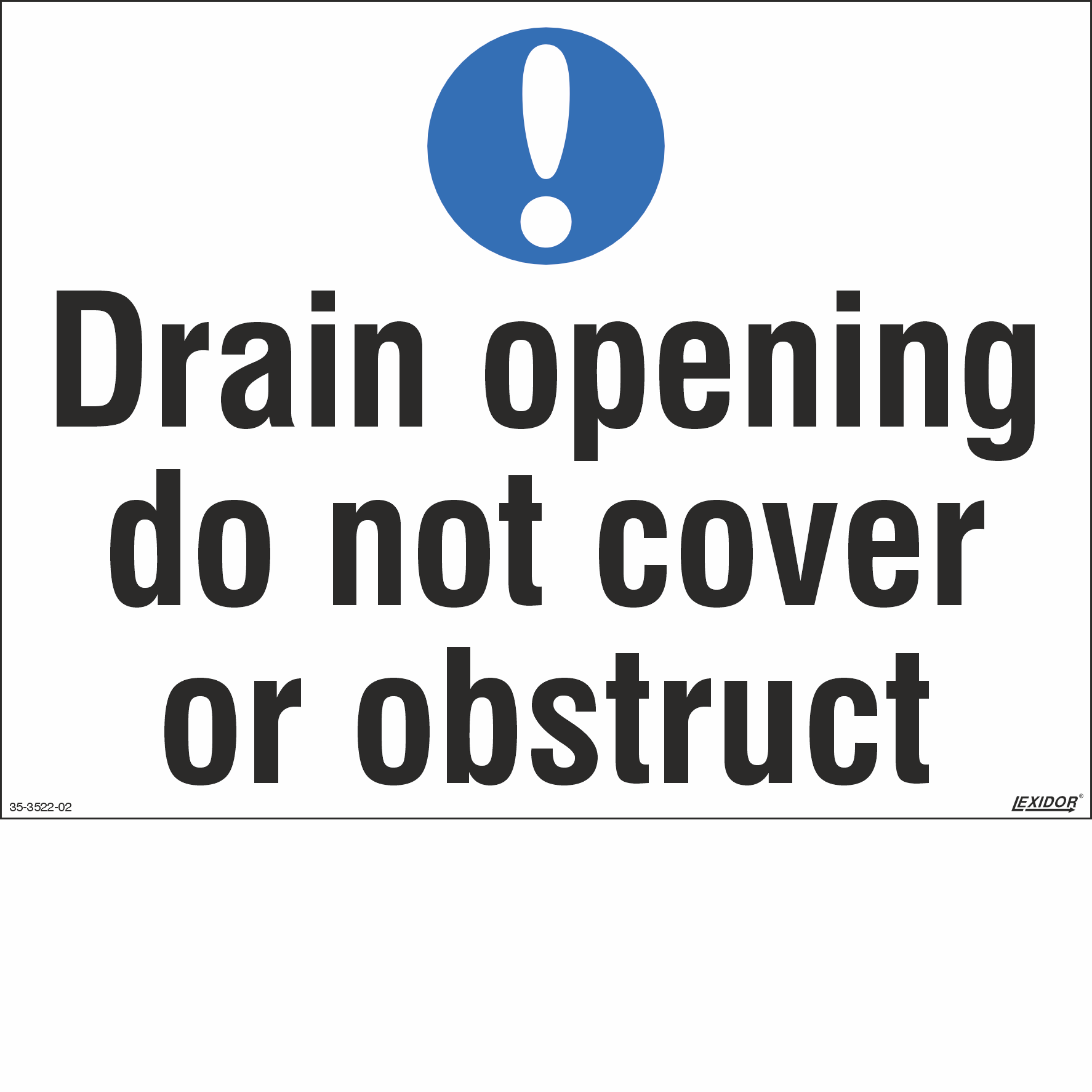 Drain Opening