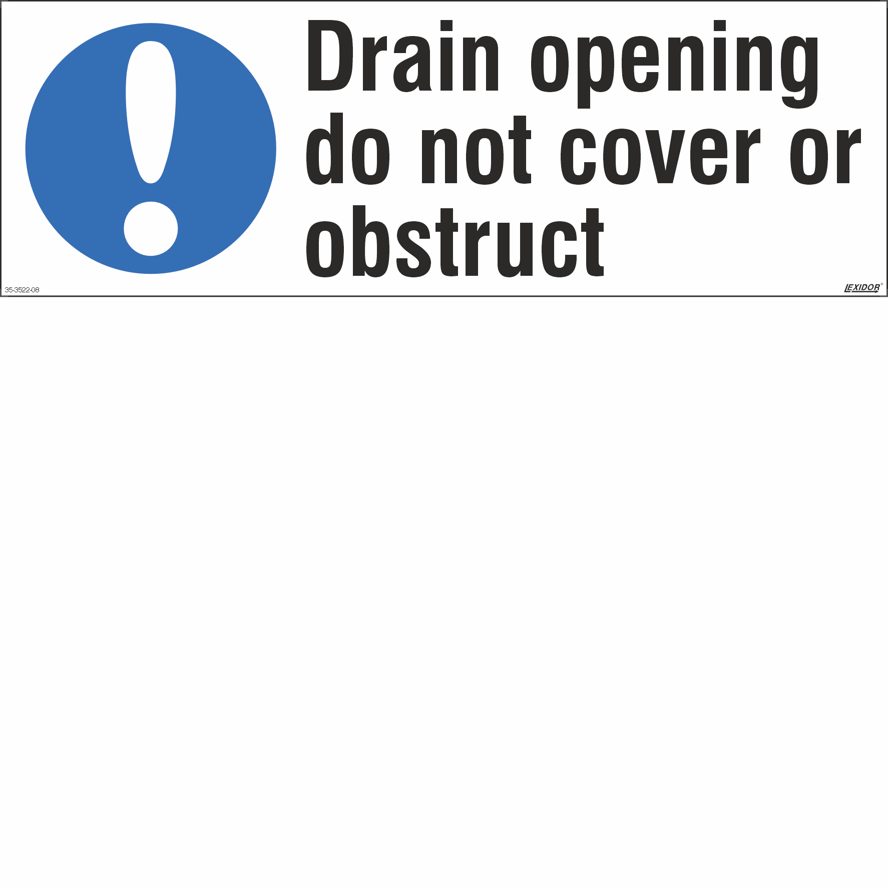 Drain Opening