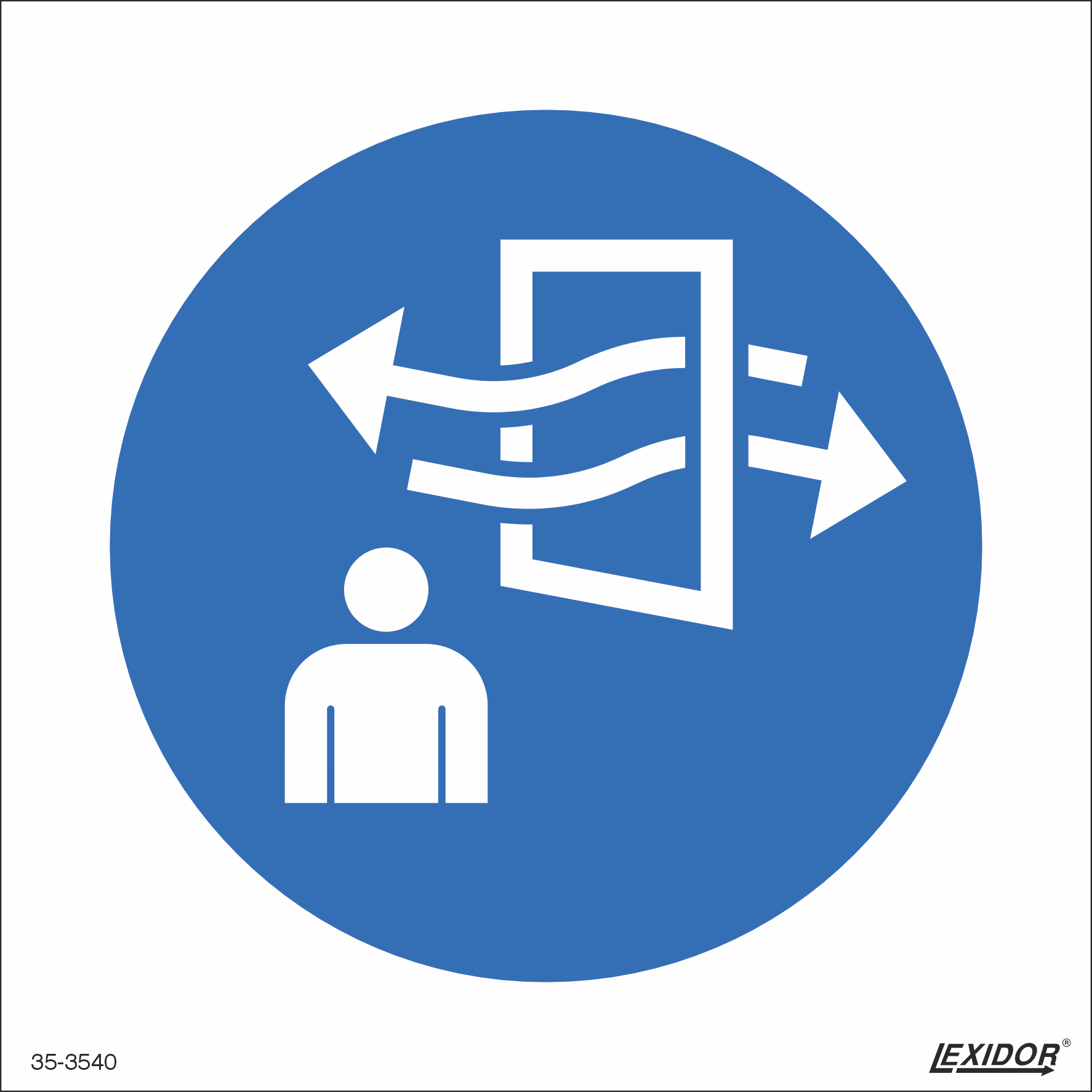 Ventilate before and during entering