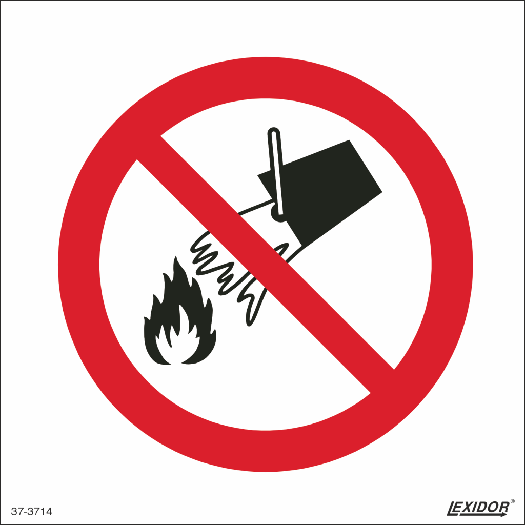 Do Not Use Water To Put Out Fire