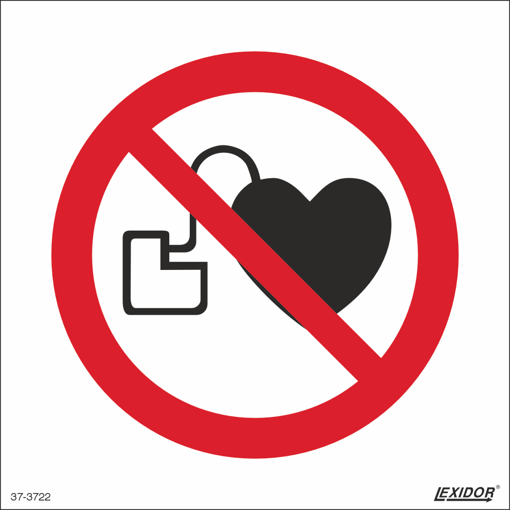 No Access for Persons with Pacemakers