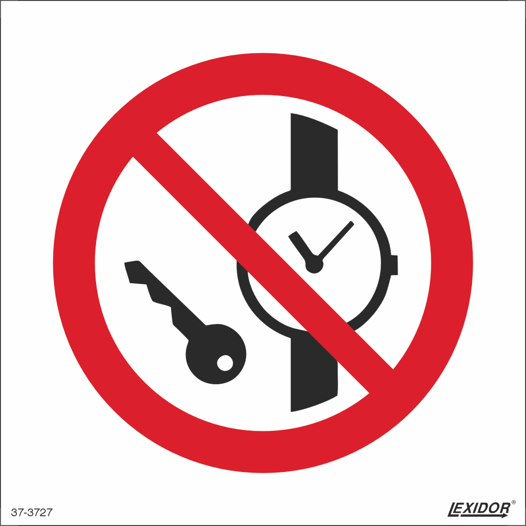 No Metallic Articles or Watches