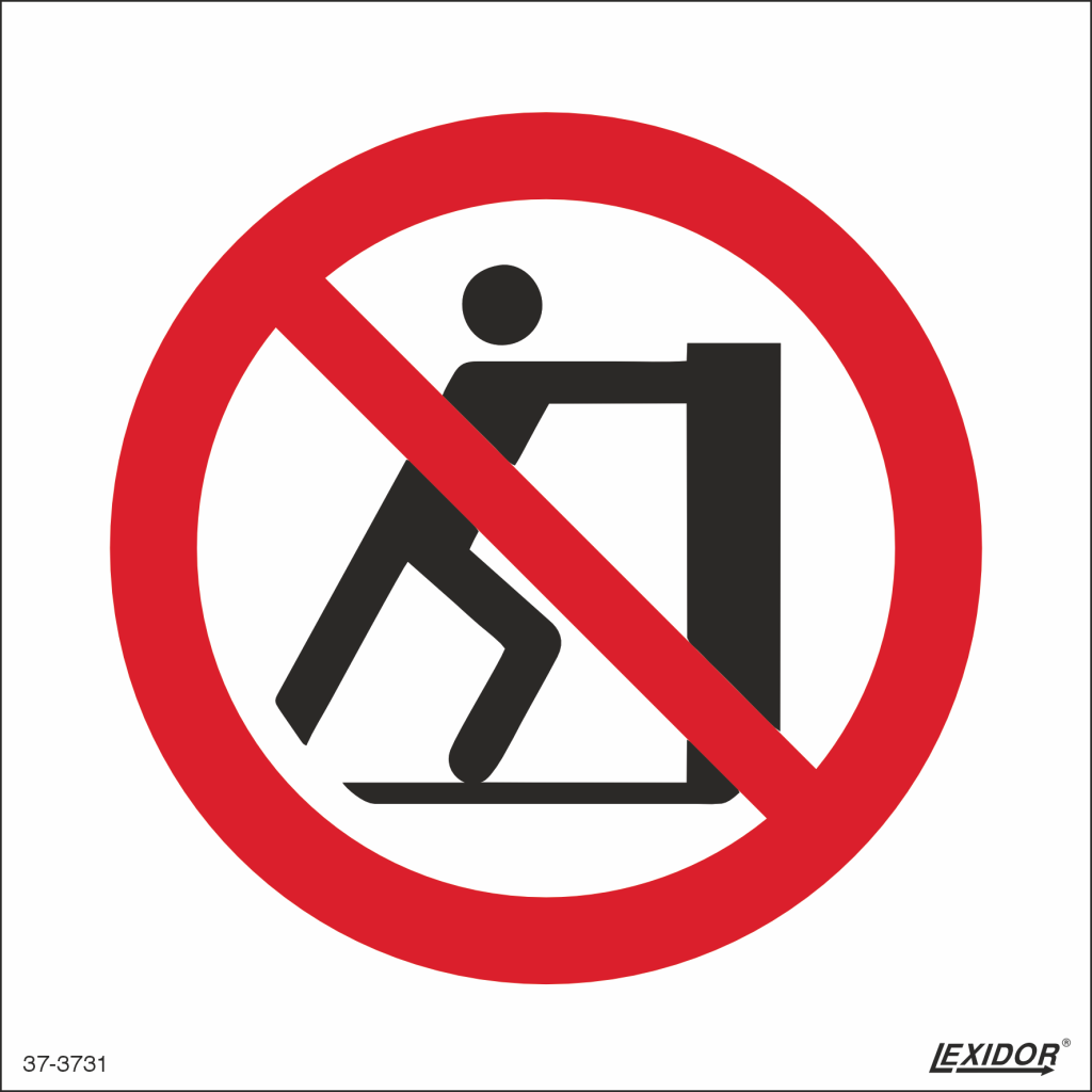 No Pushing