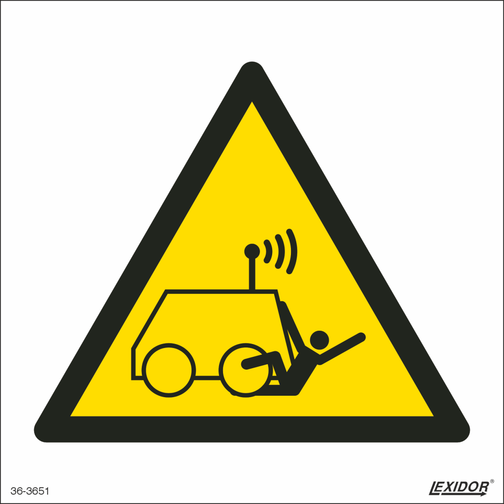 Run Over by Remote Operator Controlled Vehicle
