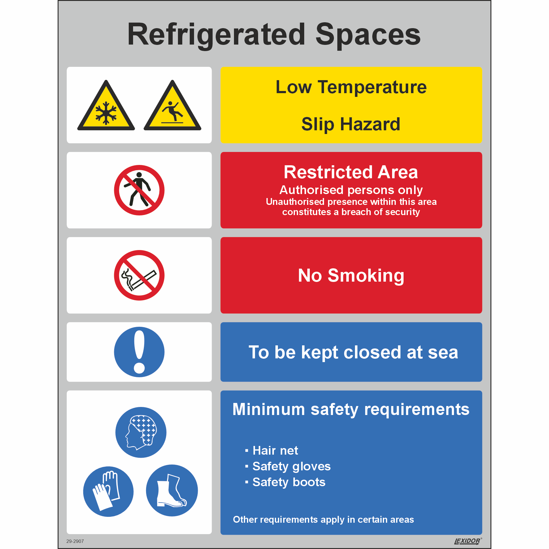 Refrigerated Spaces