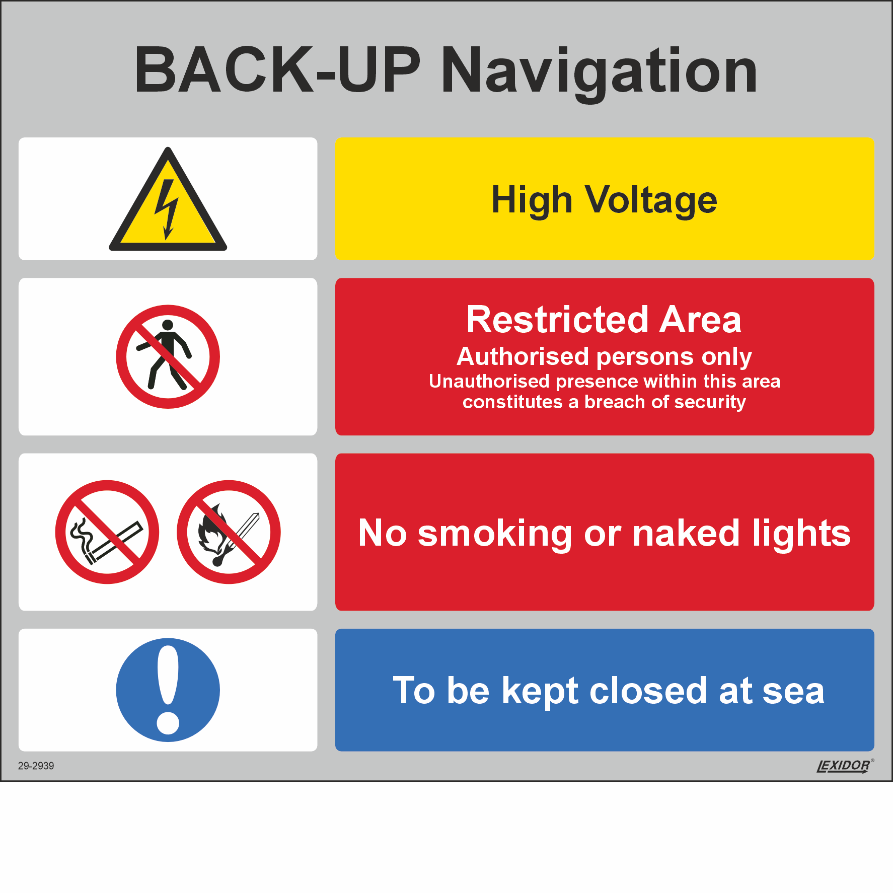 Back-up Navigation