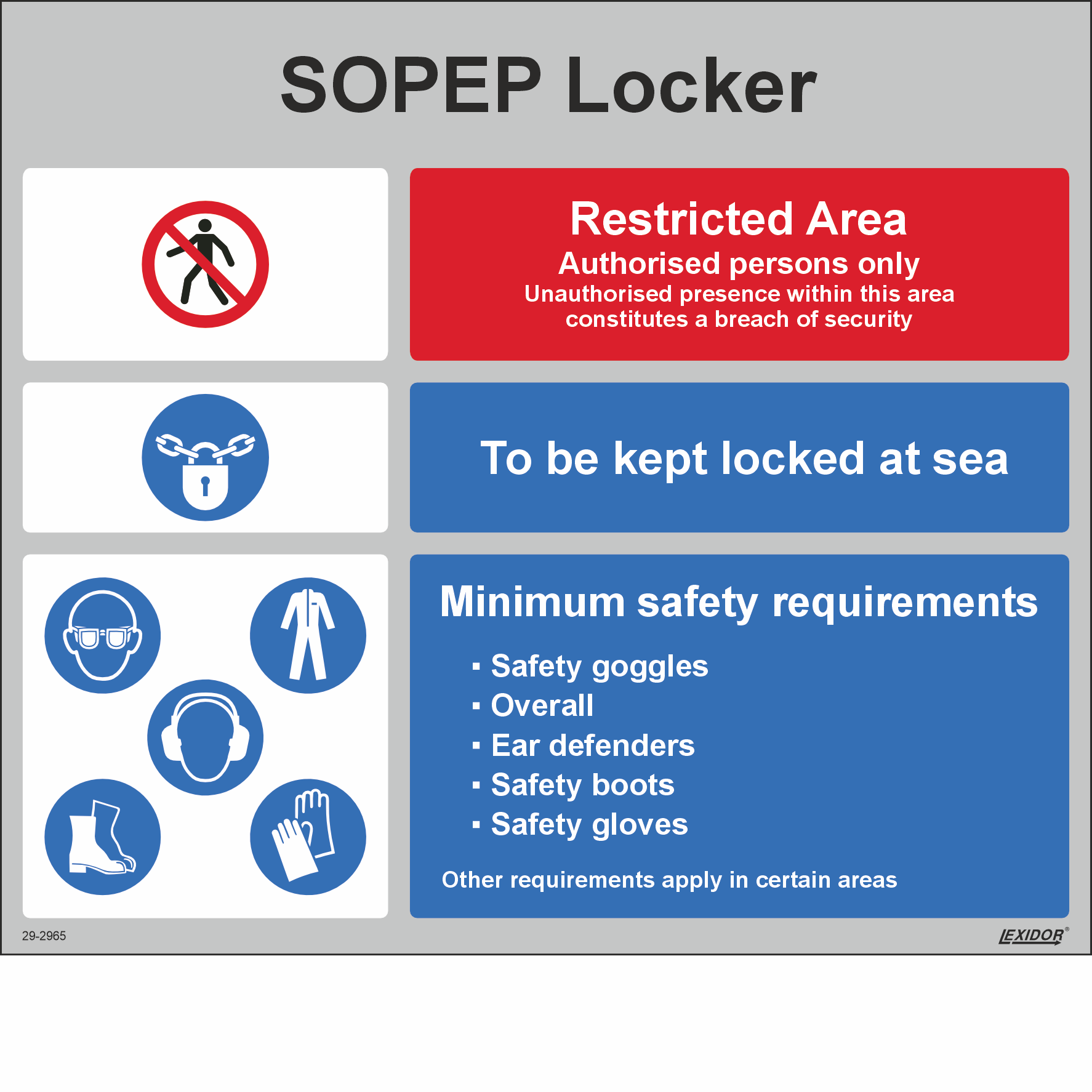 SOPEP Locker
