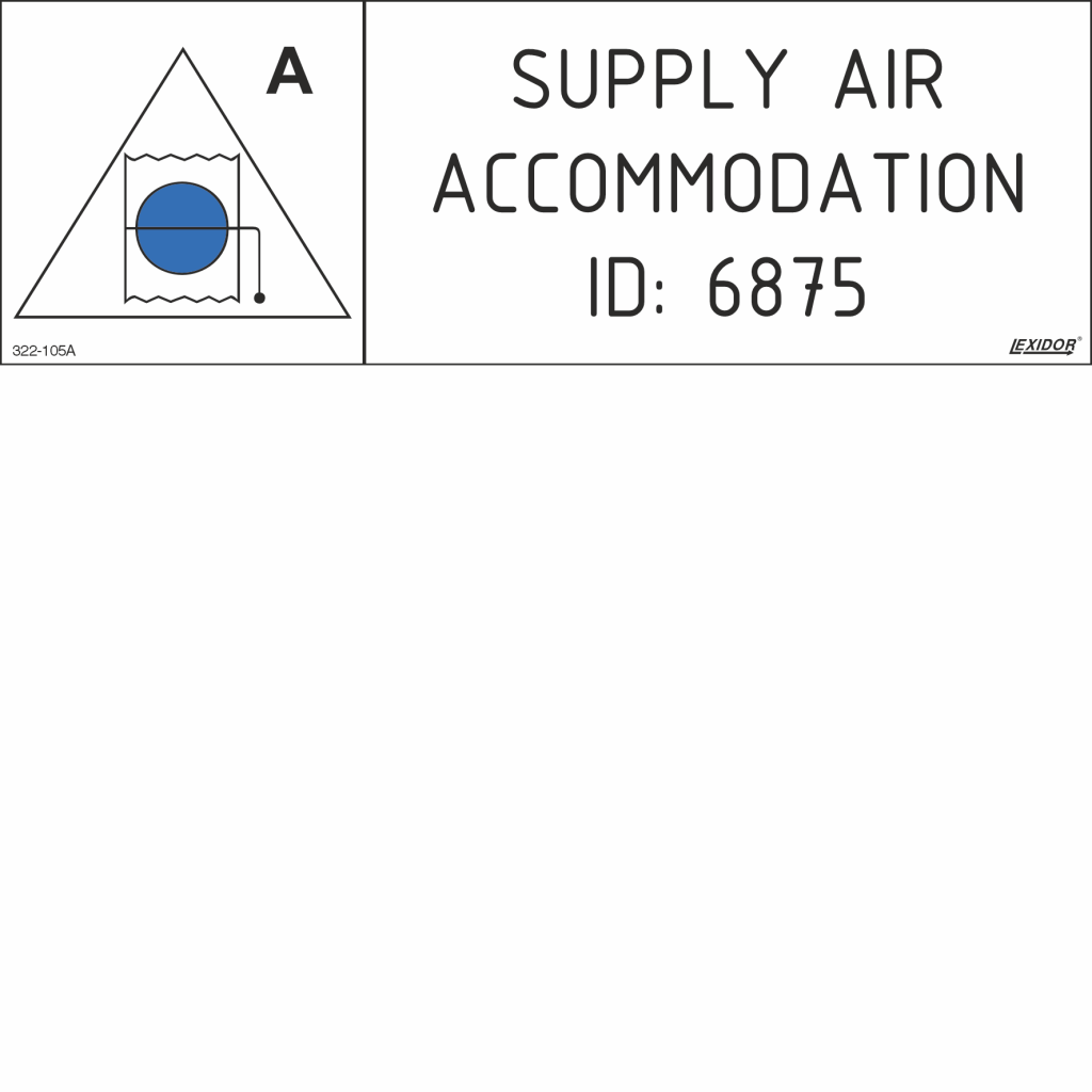 Remote Control Fire Damper, Supply (Accommodation)