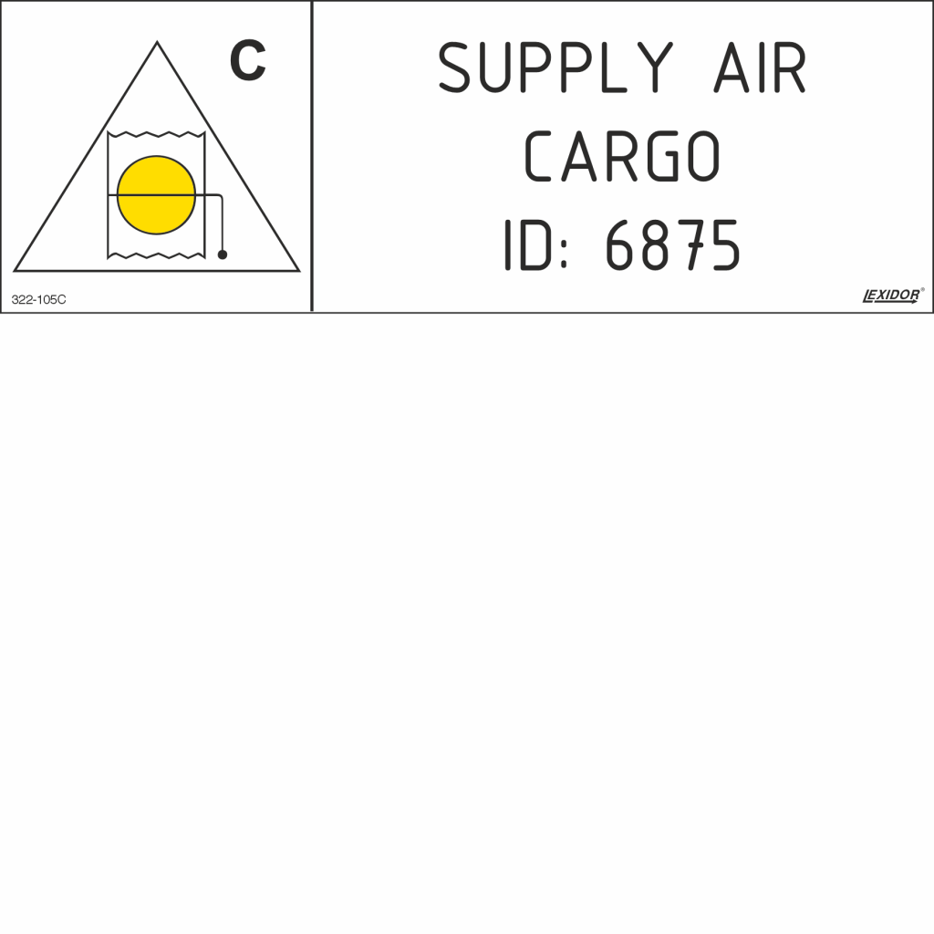 Remote Control Fire Damper, Supply (Cargo)