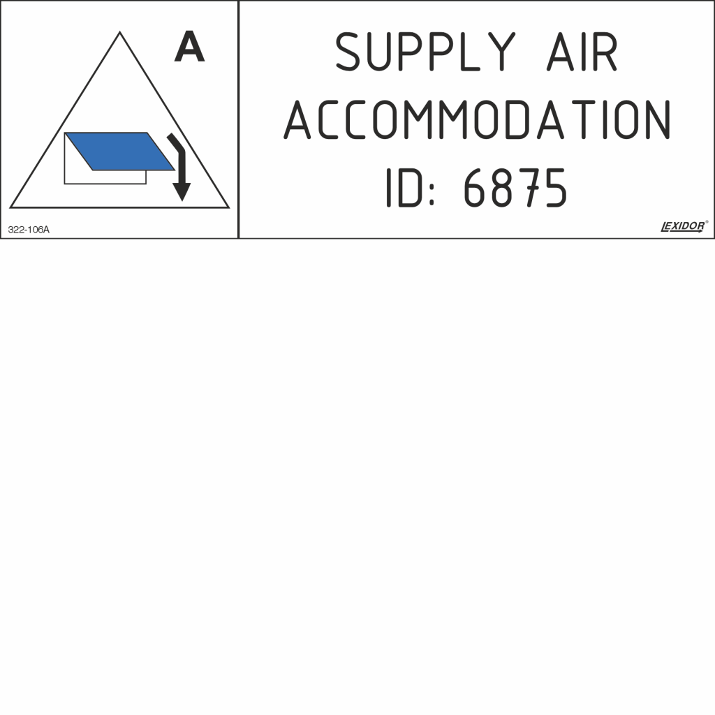 Remote Control for Closing Device for Vent. Inlet (Accommodation)