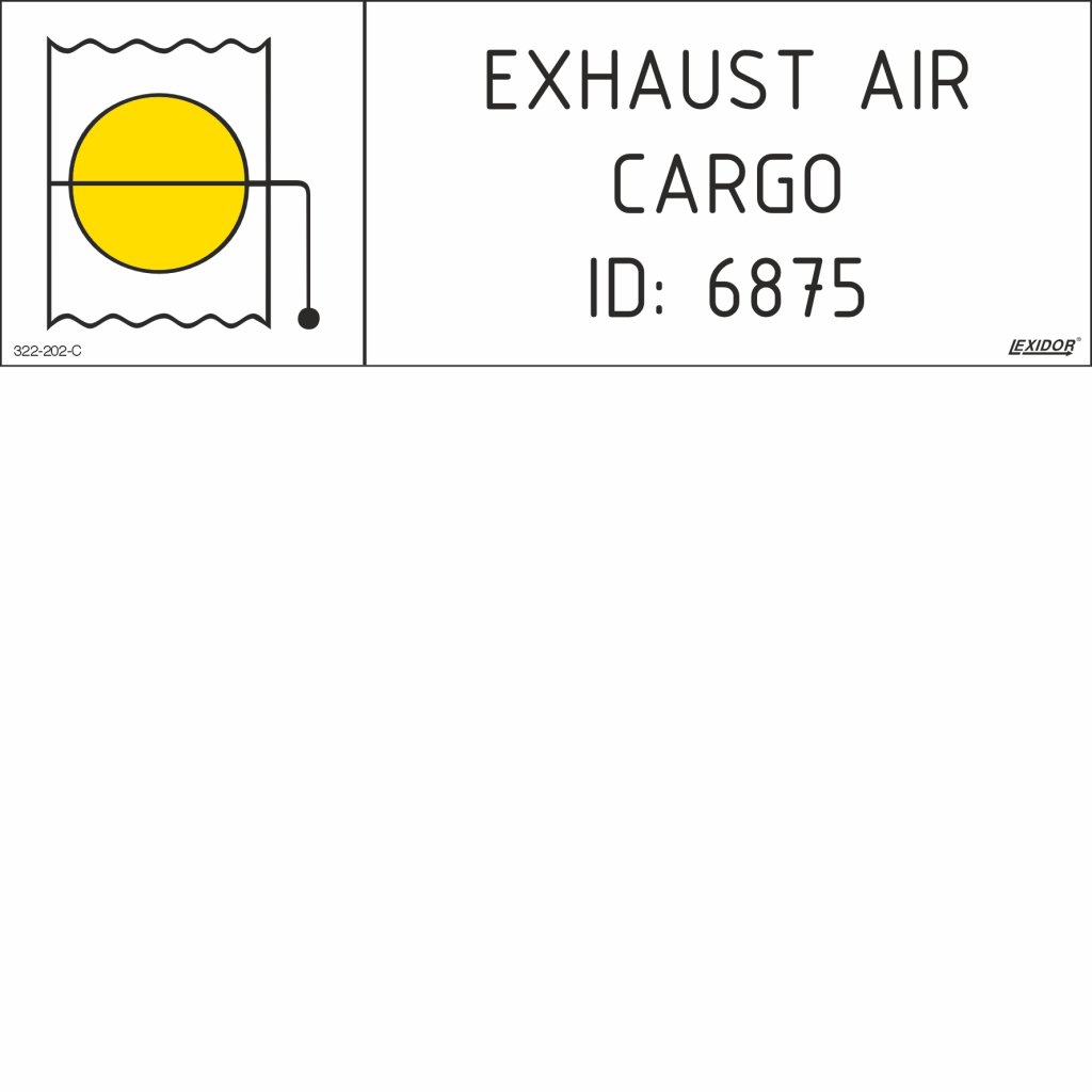 Fire damper, Exhaust (Cargo)