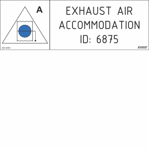 Remote Control Fire Damper, Exhaust (Accommodation)