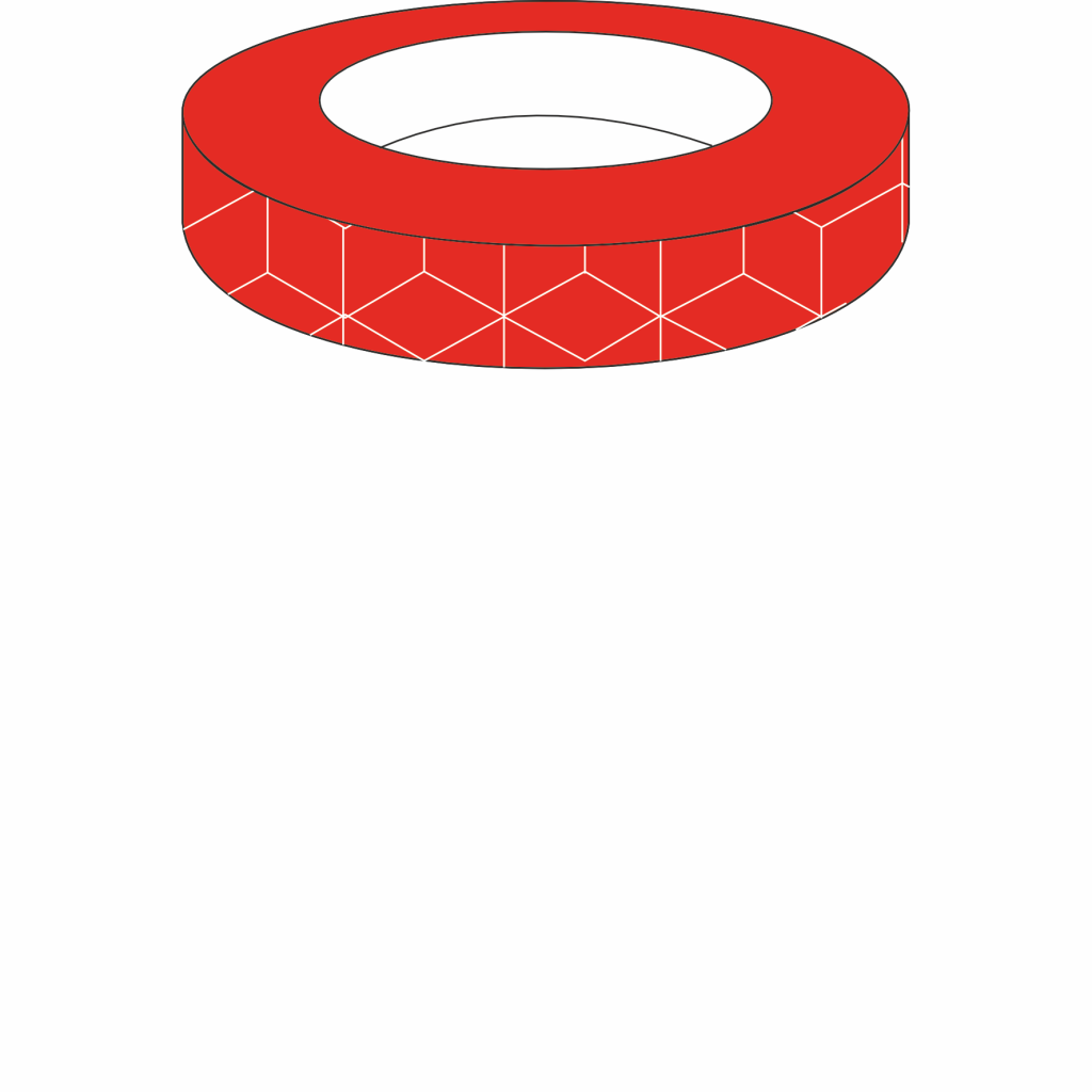 Reflector Contrast Markings Red