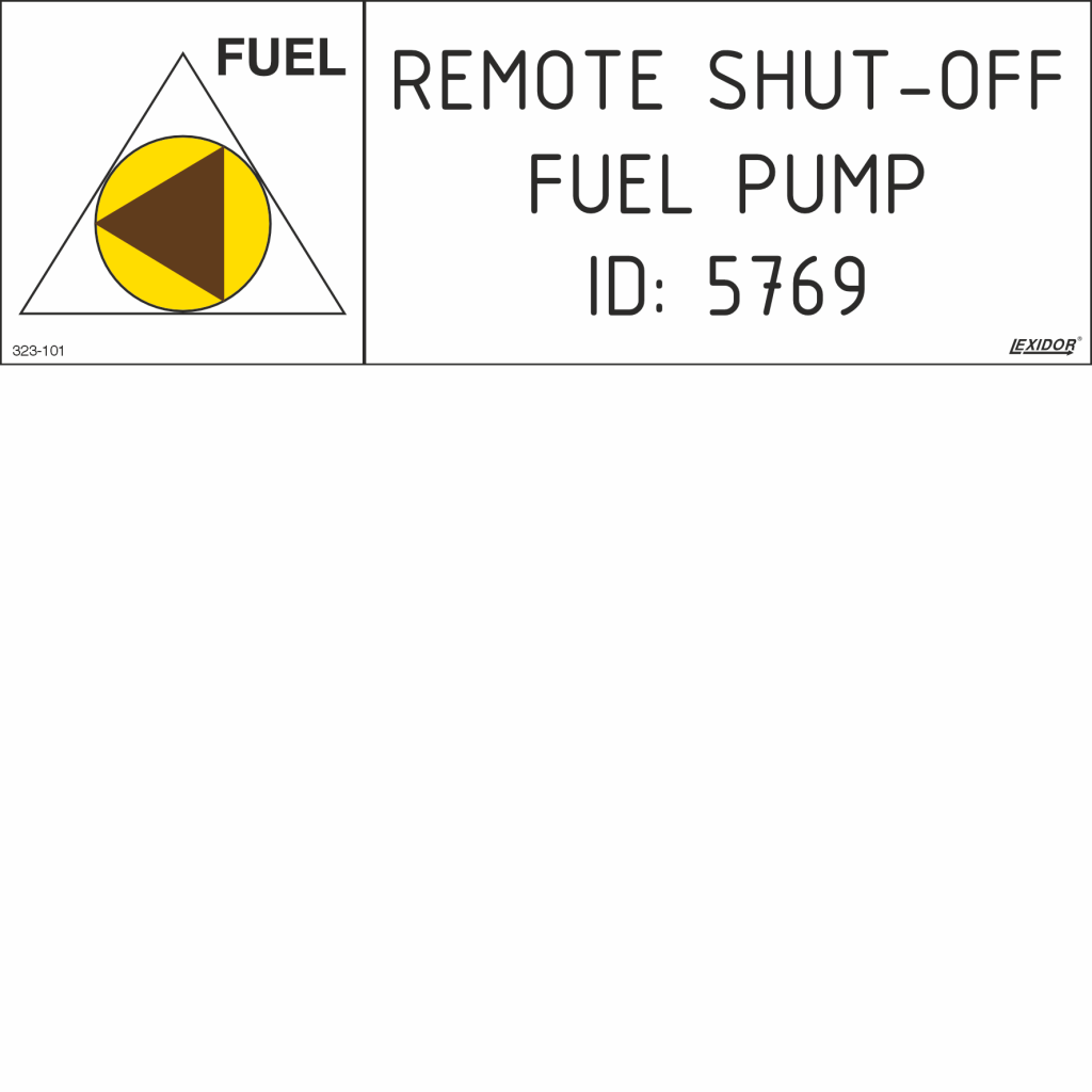 Remote Control Shut-off Fuel Pump