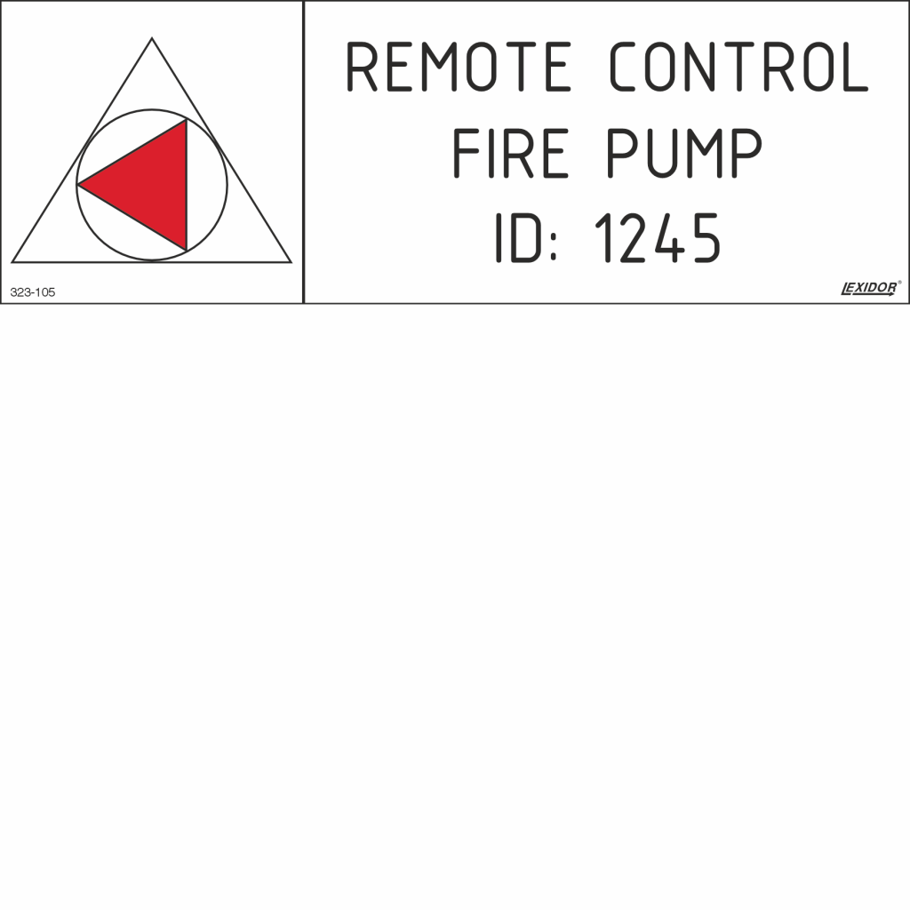 Remote Control Fire Pump