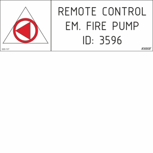 Remot Control Emergency Fire Pump