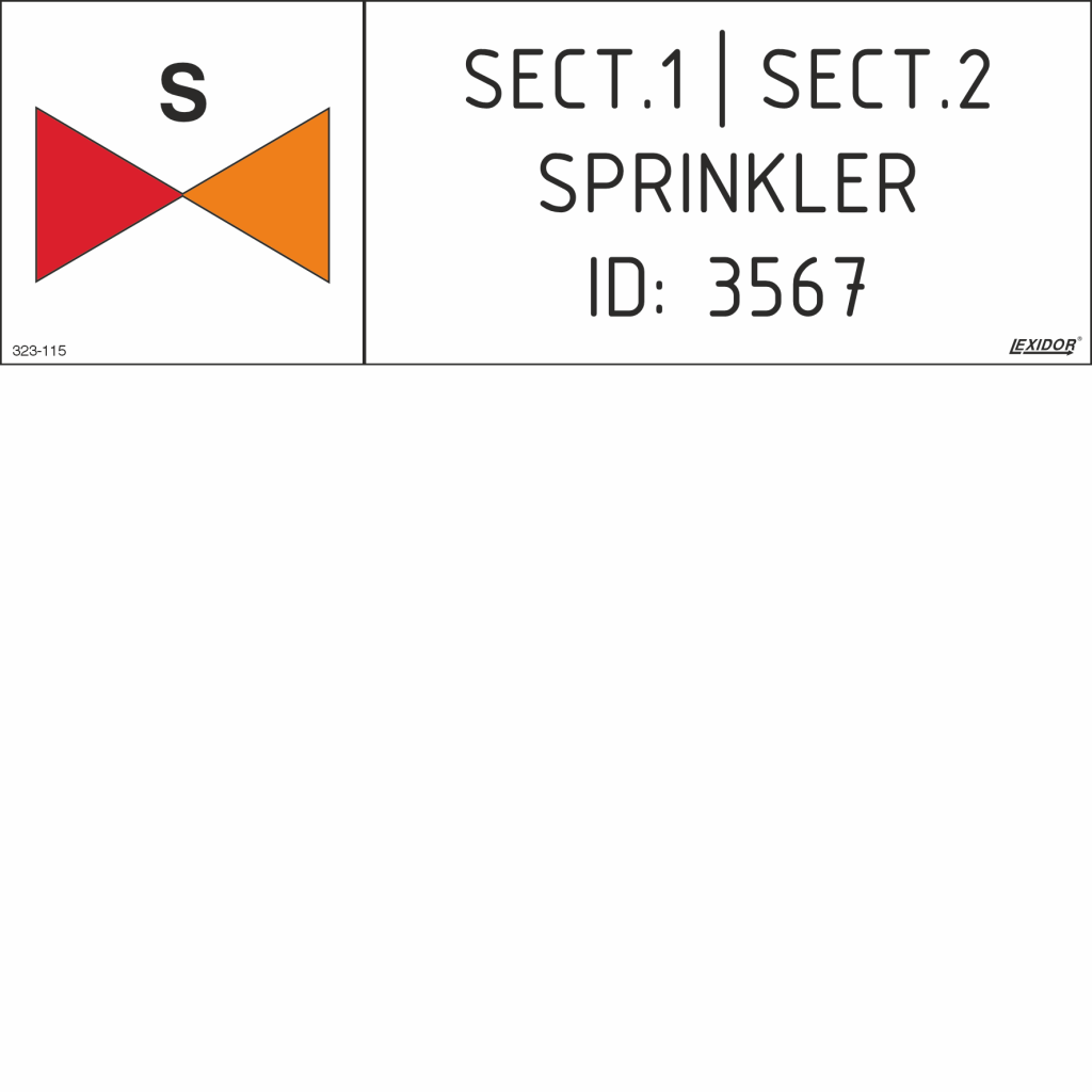 Section Valve Sprinkler
