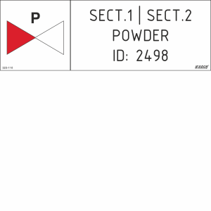 Section Valve Powder